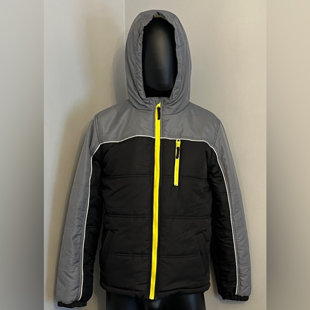 NWOT - Canyon River Blues Fleece-lined Puffer Jacket Boy's Size XL 18-20 Black